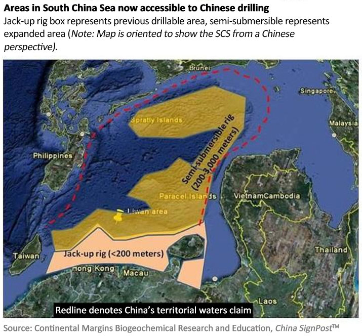 South China Sea drilling