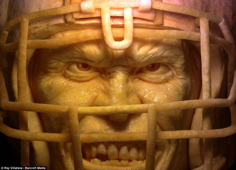 Attention to detail is key when Ray Villafane carves a pumpkin