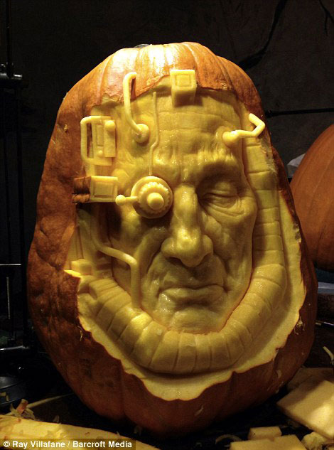 Ray Villafane and his team meticulously shaped the terrifying characters using spoons and scalpels