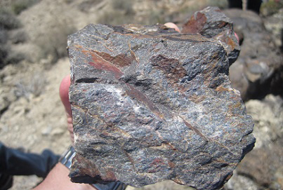 Jasperoid Gold-Bearing Rock in Nevada